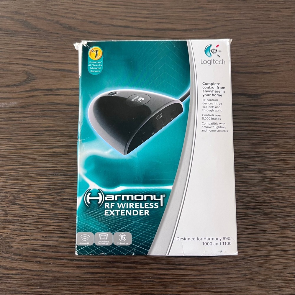 Logitech Harmony Remote‎ RF Wireless Extender New Open Box